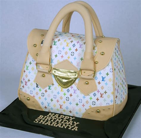 louis vuitton purse cake|louis vuitton handbag cake.